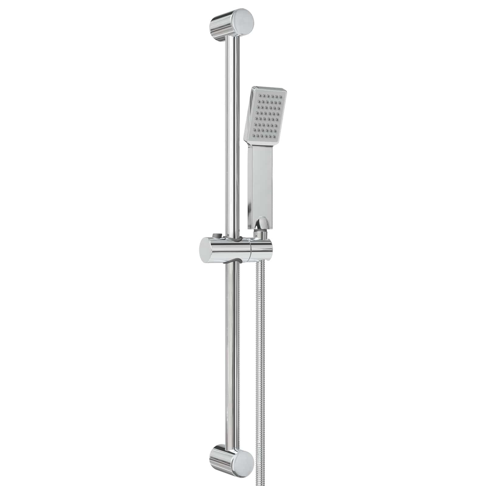 vidaXL Regenduschkopf Duschsystem-Set Chrom 70 cm Edelstahl, (1-tlg)