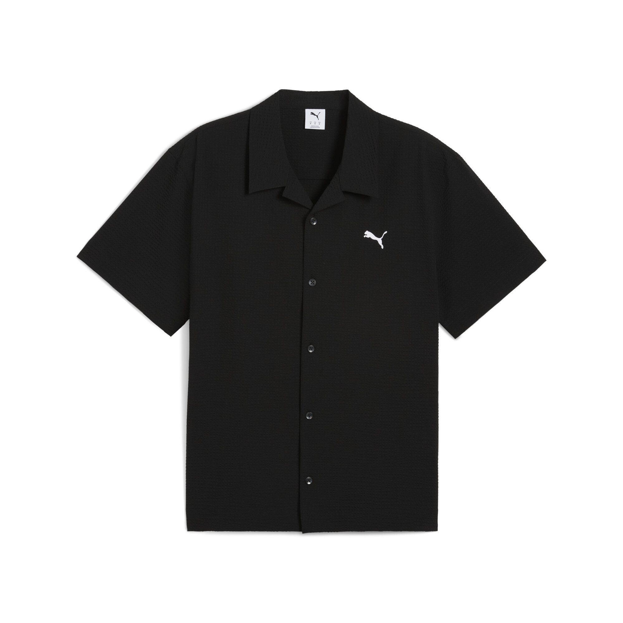 PUMA T-Shirt "WARDROBE ESS Relaxed Seersucker-Shirt Herren" günstig online kaufen