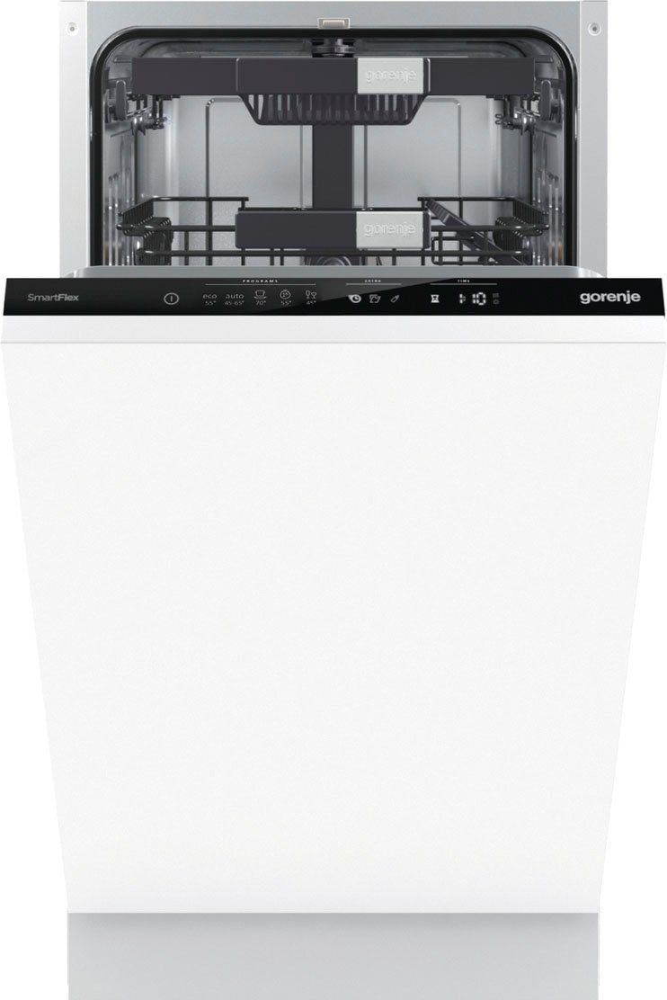 GORENJE vollintegrierbarer Geschirrspüler GV 583C10, 8 l, 10 Maßgedecke, TotalDry autom. Türöffnung