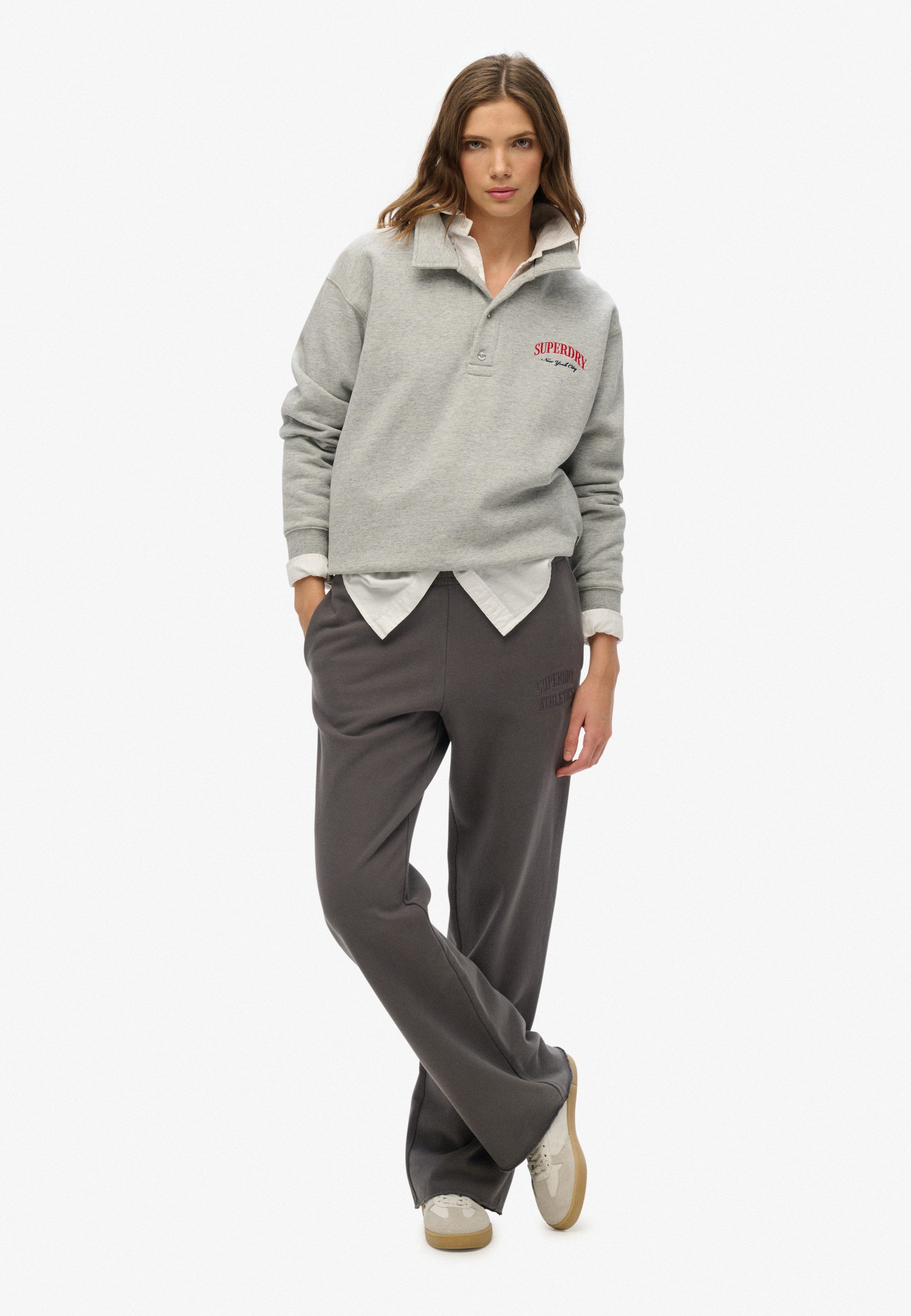 Superdry Sweathose ATHLETIC TONAL EMB WL JGER weite Passform, mit Kordel und Gummizug