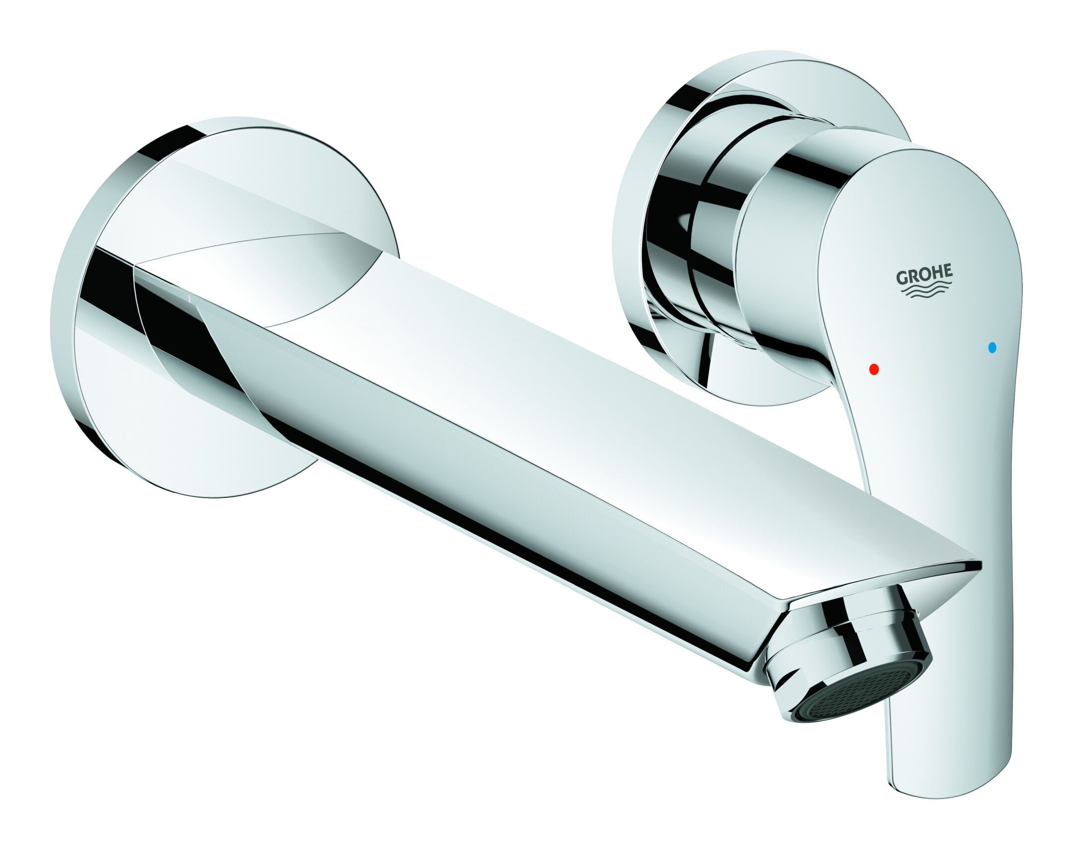 Grohe Unterputzarmatur Eurosmart 2-Loch-Waschtischbatterie Ausladung 209 mm - Chrom