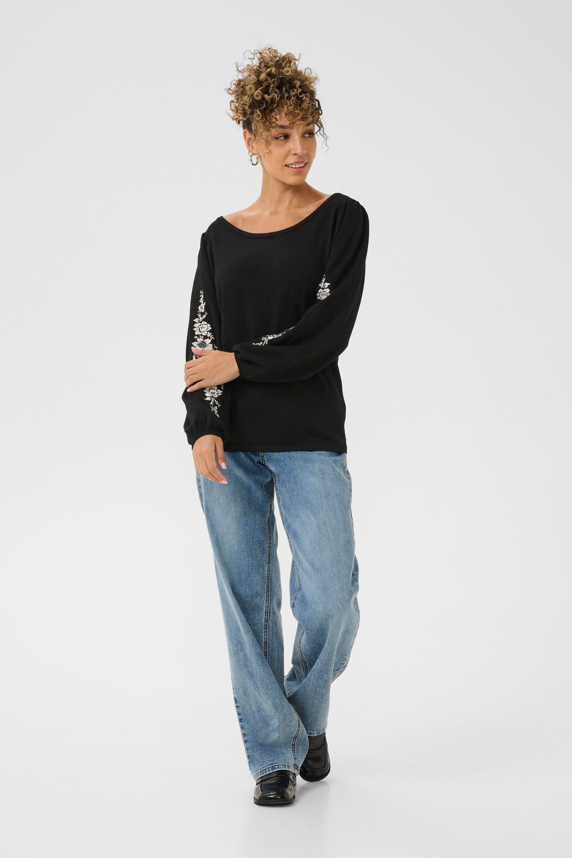 Cream Strickpullover Strickpullover CRVillea