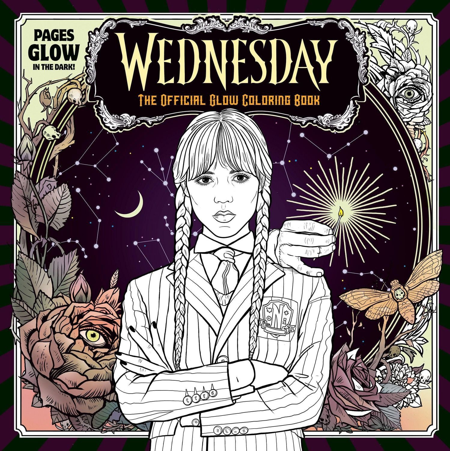 Wednesday Official Glow Coloring Book / Random House