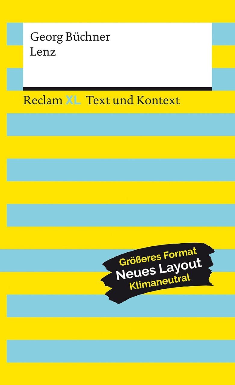 Lenz. Textausgabe mit Kommentar und Materialien / Georg Büchner, Reclam XL – Text und Kontext