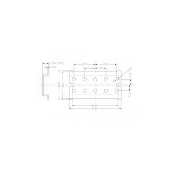 Delock Serverschrank 66083 - Hutschiene Edelstahl mit Endanschlag zur Wandmontage