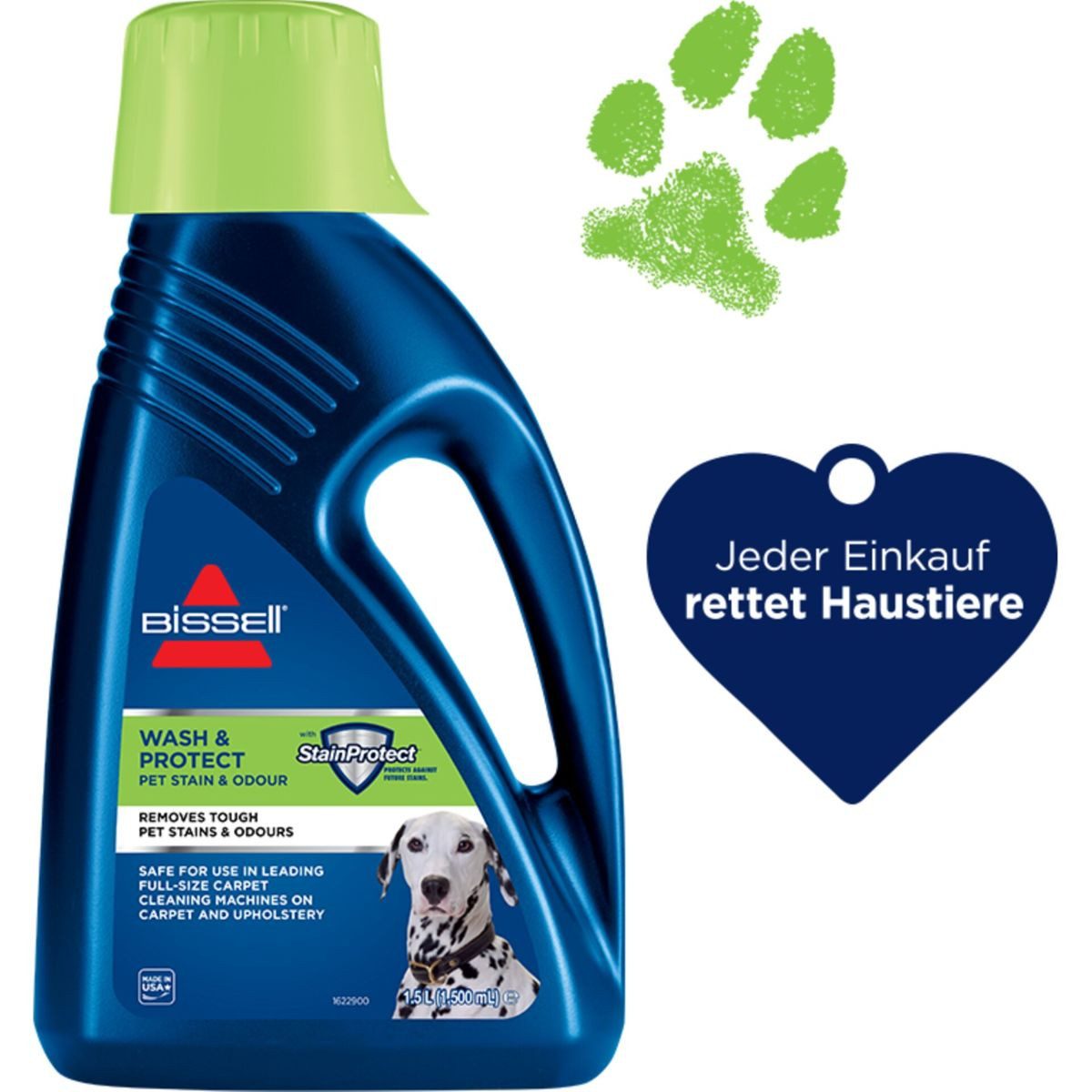 Bissell Reinigungs-Set Wash & Protect Pet 1,5L Reinigungsmittel