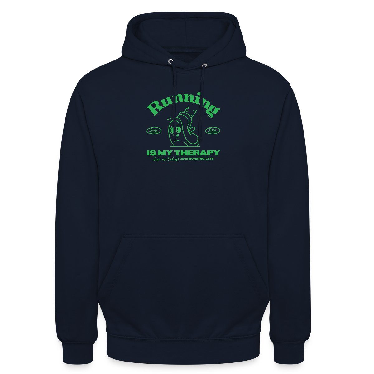 Spreadshirt Hoodie Running Club Design Unisex Hoodie (1-tlg)