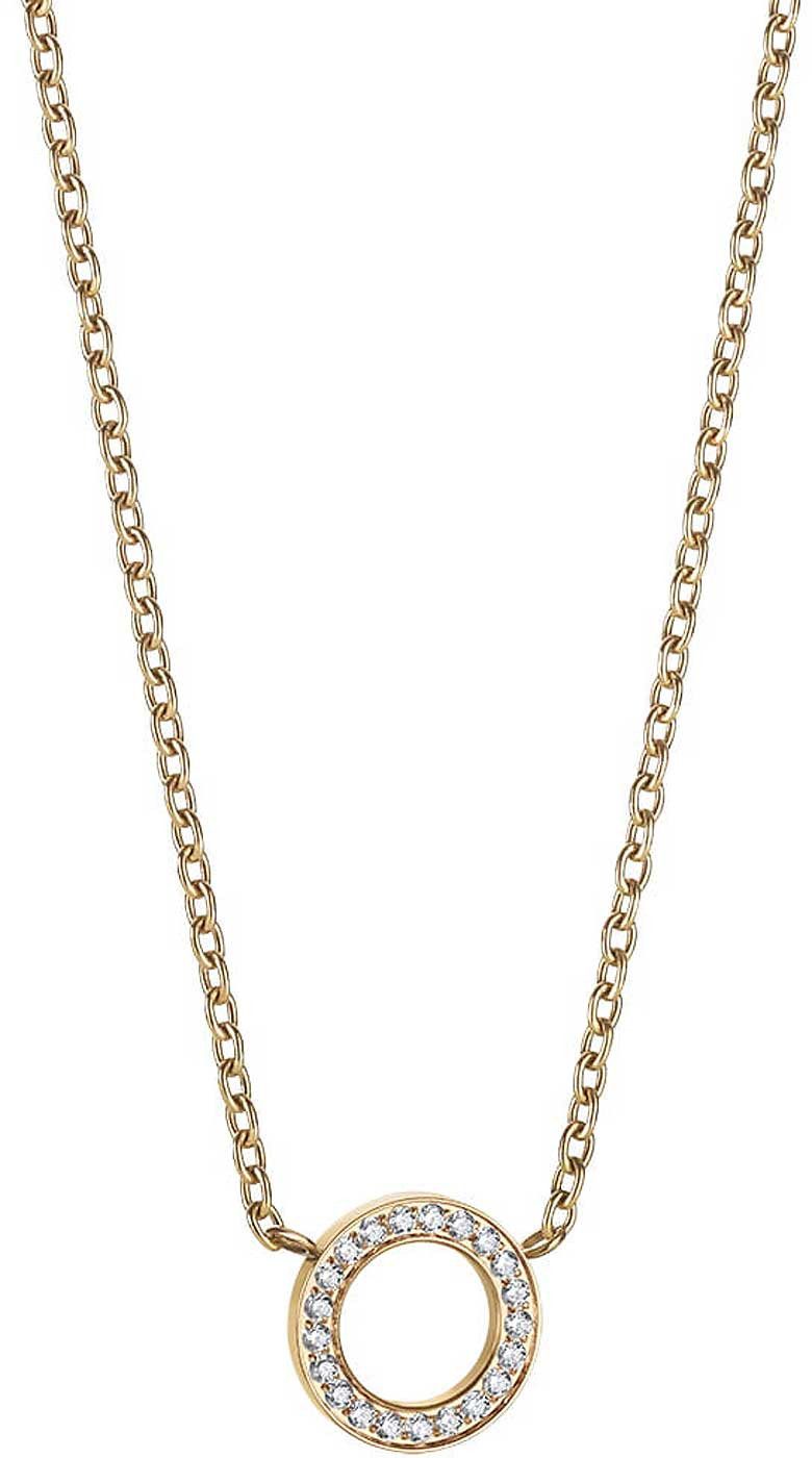 Bering Silberkette Halskette aus Edelstahl mit rundem Anhänger - Bering Jewelry
