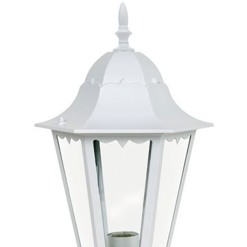 etc-shop LED Außen-Stehlampe, Leuchtmittel inklusive, Warmweiß, Farbwechsel, Außen Sockel Leuchte DIMMBAR ALU Garten Steh Lampe