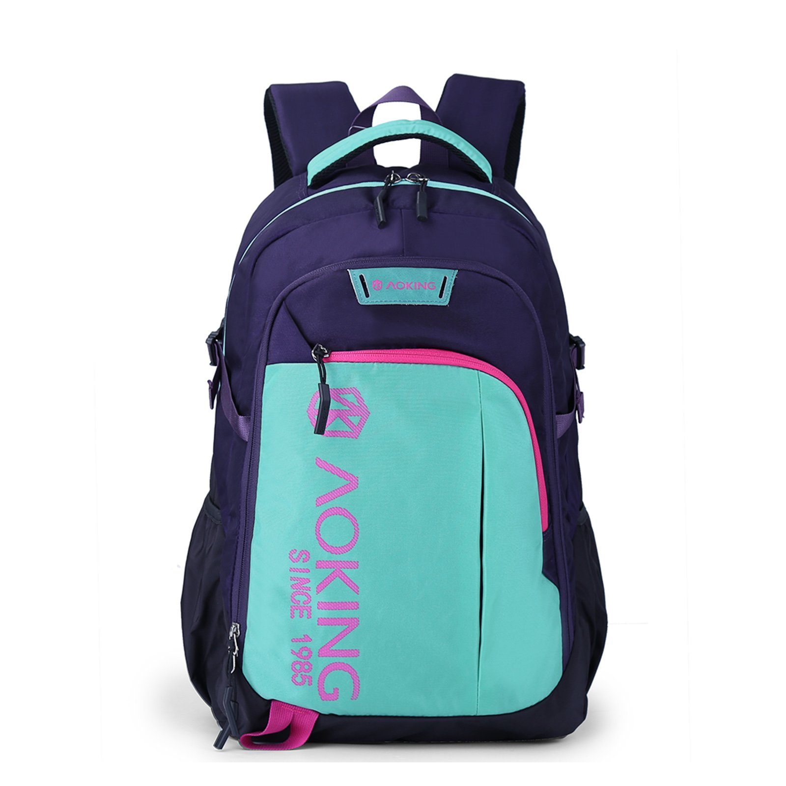 Aoking Freizeitrucksack ☼ Rucksack Schulrucksack Sportrucksack Laptoprucksack Tagesrucksack (blau), Rucksack (Laptopfach) Freizeit Reise Sport Arbeit Schule Uni