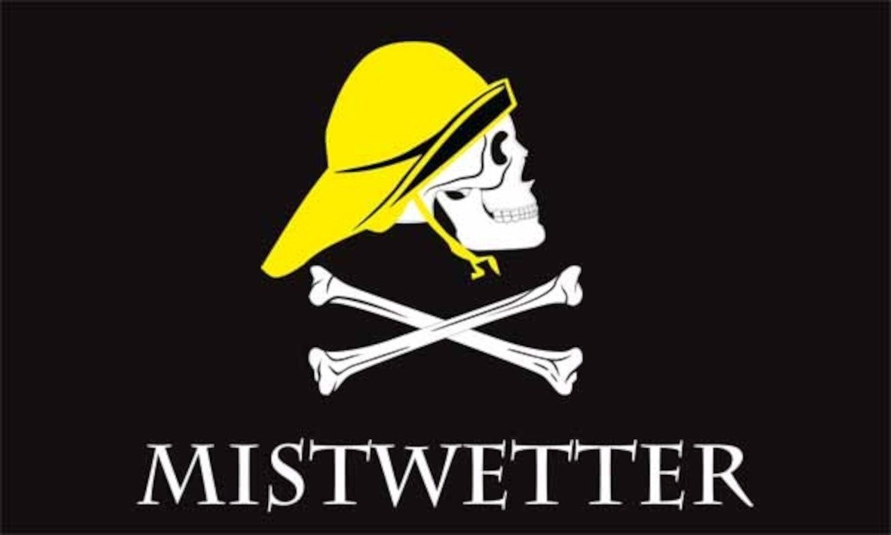 flaggenmeer Flagge Pirat mit Südwester 80 g/m²