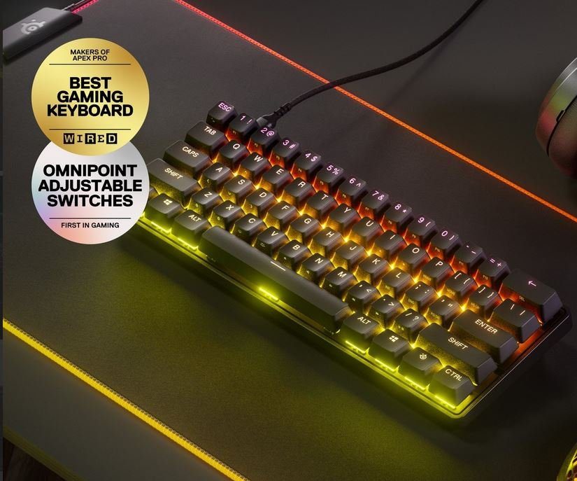 Mini Pro SteelSeries Gaming-Tastatur Apex
