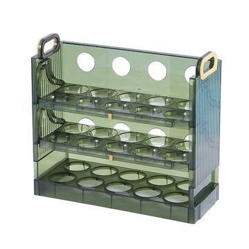 Rutaqian Eierbecher Eierbehälter, kleine Aufbewahrungsbox aus Kunststoff für 20/30 Eier, Geeignet für 20 / 30 Eier