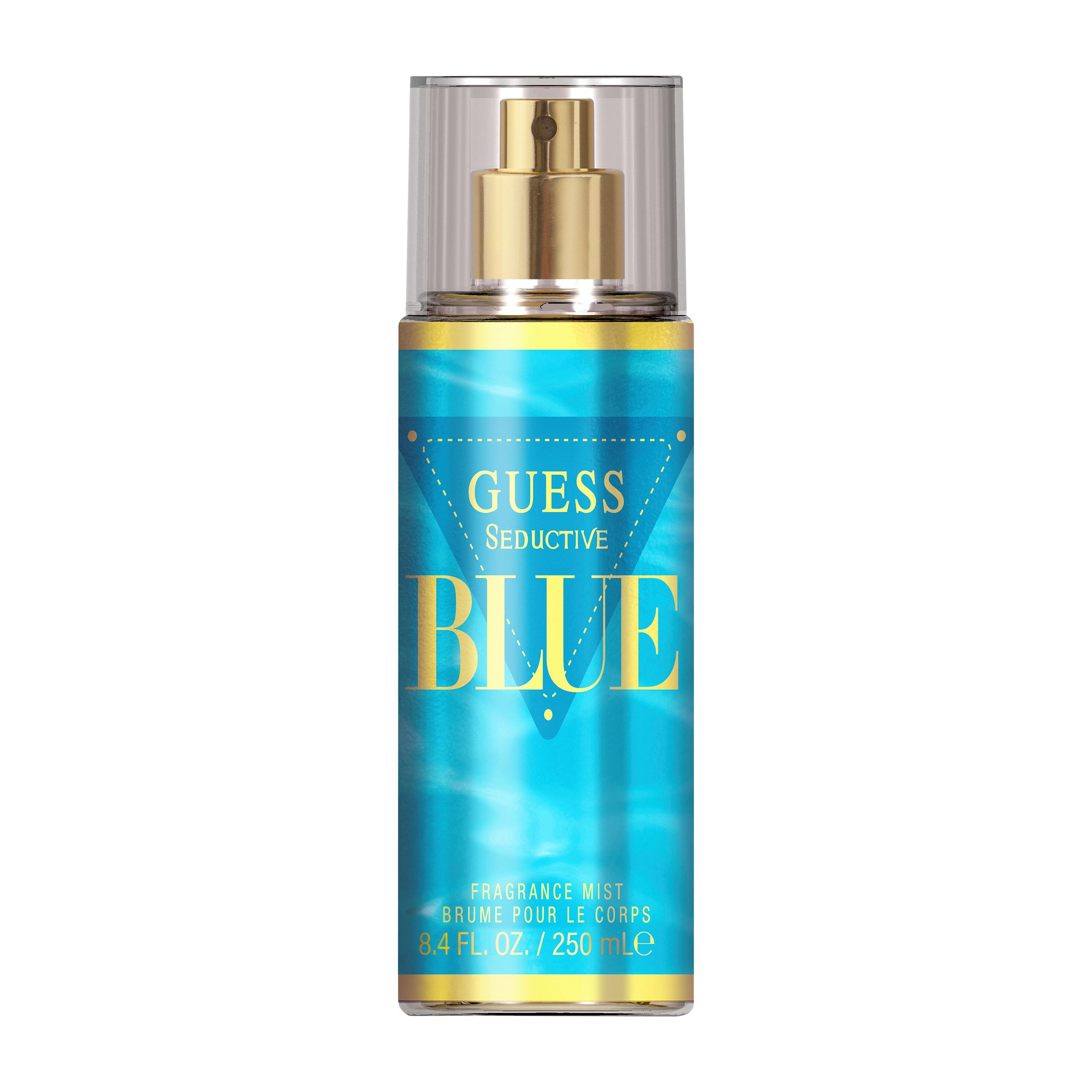 Guess Körperspray SEDUCTIVE BLUE FOR WOMEN FRAGRANCE MIST, 6-tlg., blumig-fruchtige Duftnote, mit Birne und Bergamotte