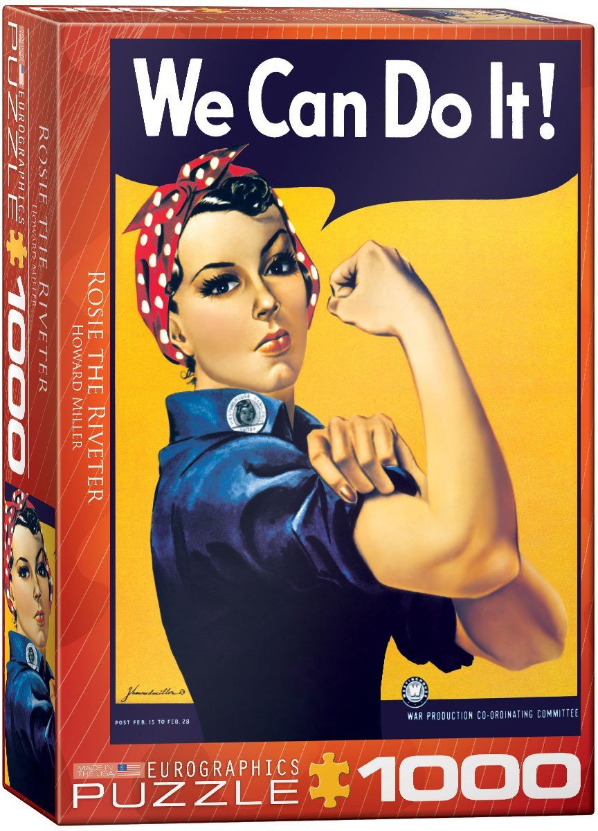 EUROGRAPHICS Puzzle EuroGraphics 6000-1292 Miller Rosie the Riveter, 1000 Puzzleteile