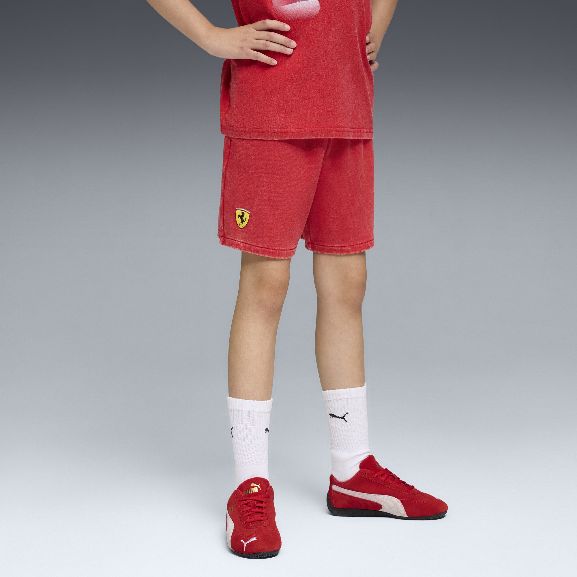 PUMA Sporthose Scuderia Ferrari Sportswear Sweat-Shorts Jugendliche