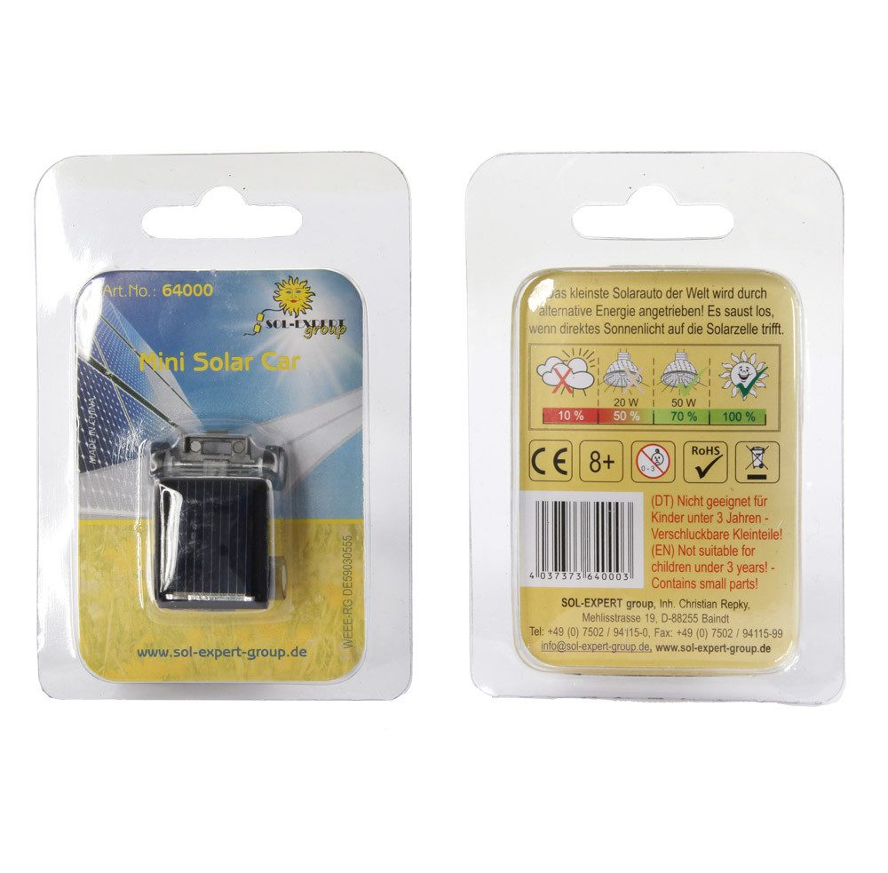 SOL-EXPERT group Experimentierkasten Solar Mini Auto Speedy