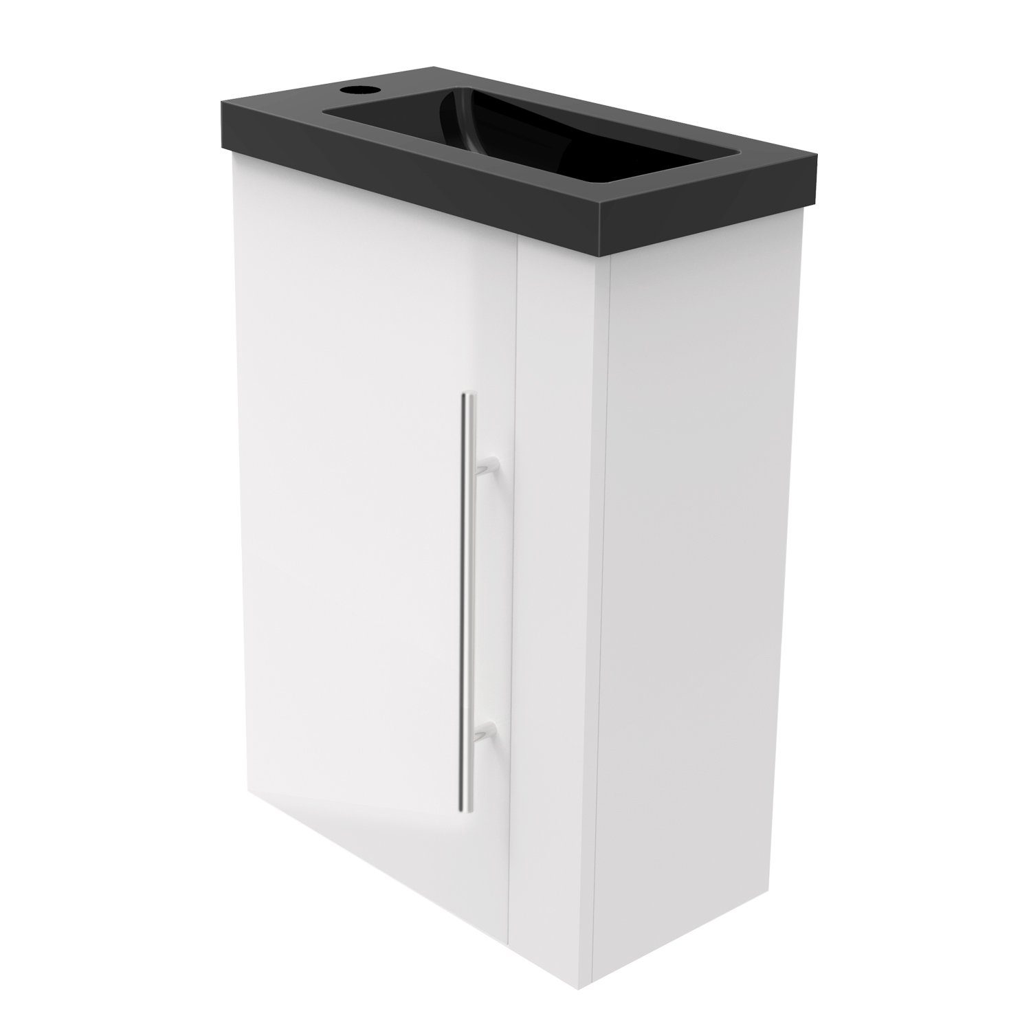 duschspa Waschtisch 45 cm Breite, Schwarz günstig online kaufen