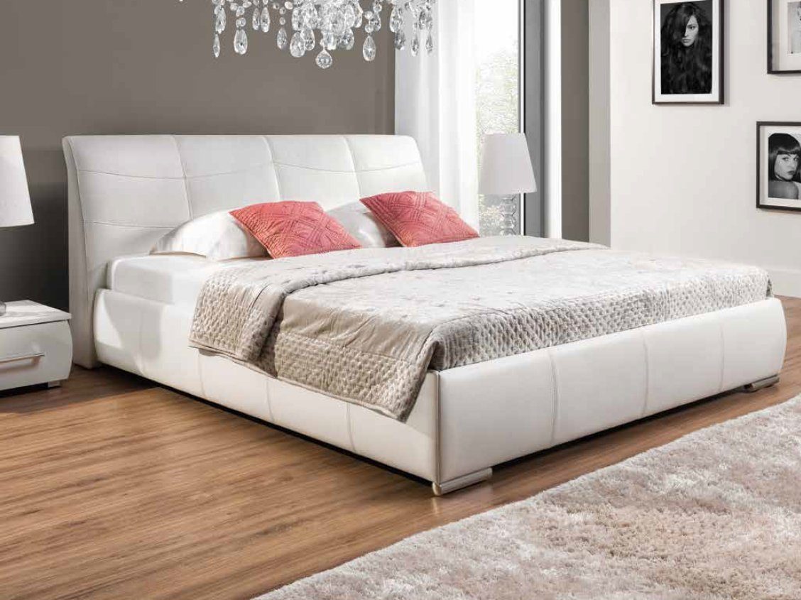 Polster Doppel Betten Textil JVmoebel Bett, Hotel Designer Polsterbett Leder Bett