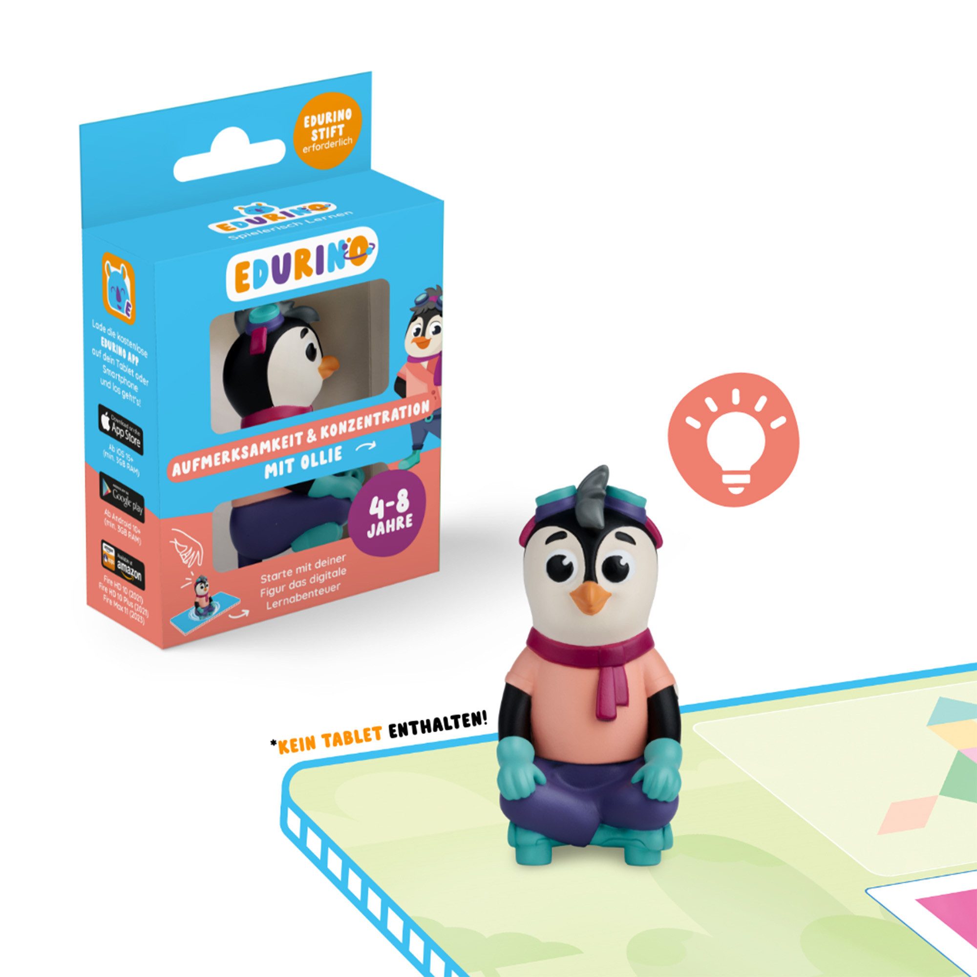 Edurino Lernspielzeug Lernfigur Edurino Ollie - Aufmerksamkeit & Konzentrat günstig online kaufen