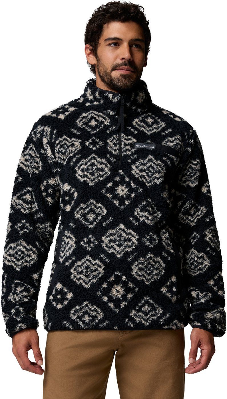 Columbia Rollkragenpullover Rugged Ridge? High Pile Half Zip BLACK CHECKED OUT, BLACK