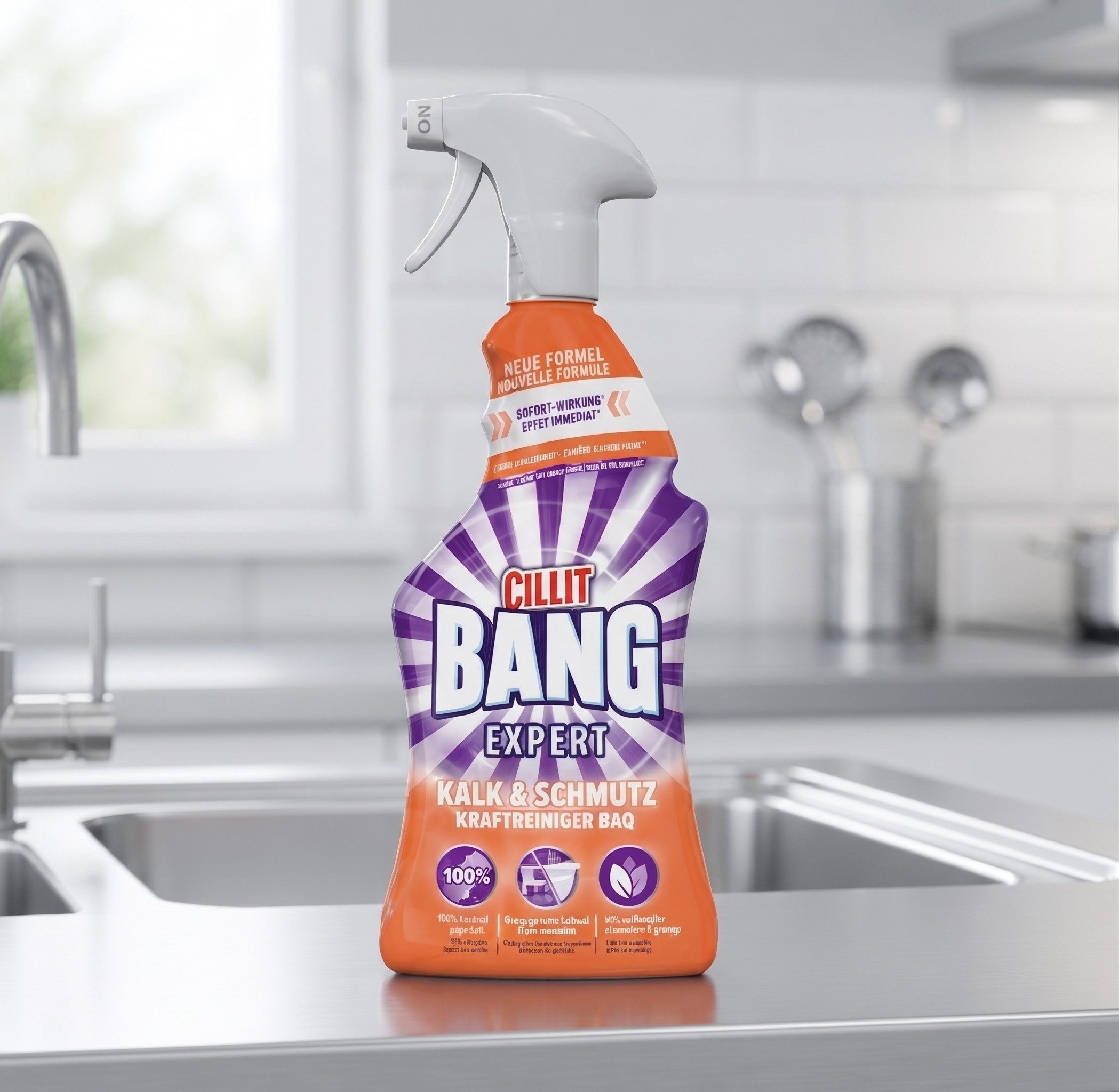 CILLIT BANG Cillit Bang Kraftreiniger Bad Kalk & Schmutz Spray Badreiniger
