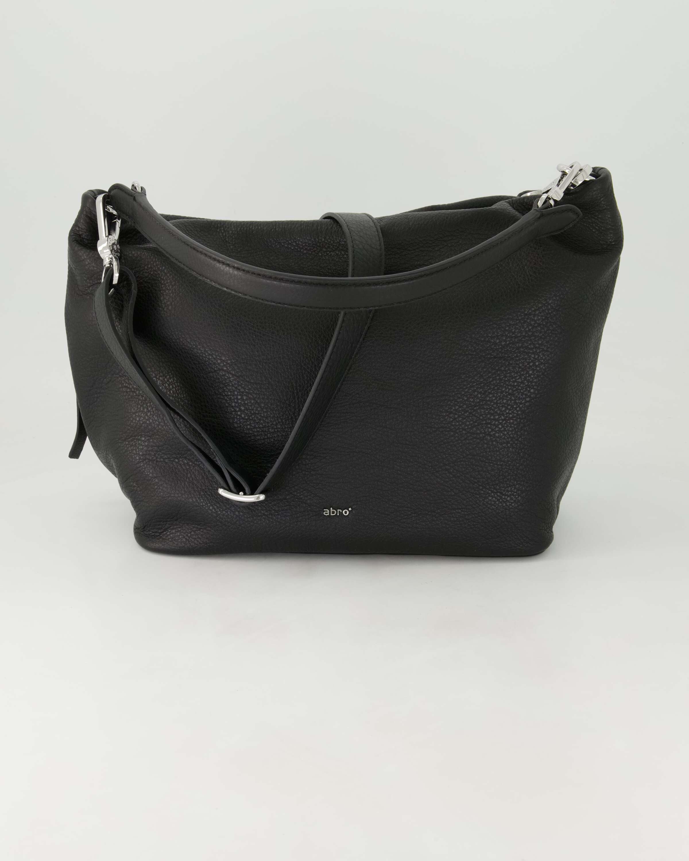 Abro Handtasche Ebony, Obermaterial: Leder