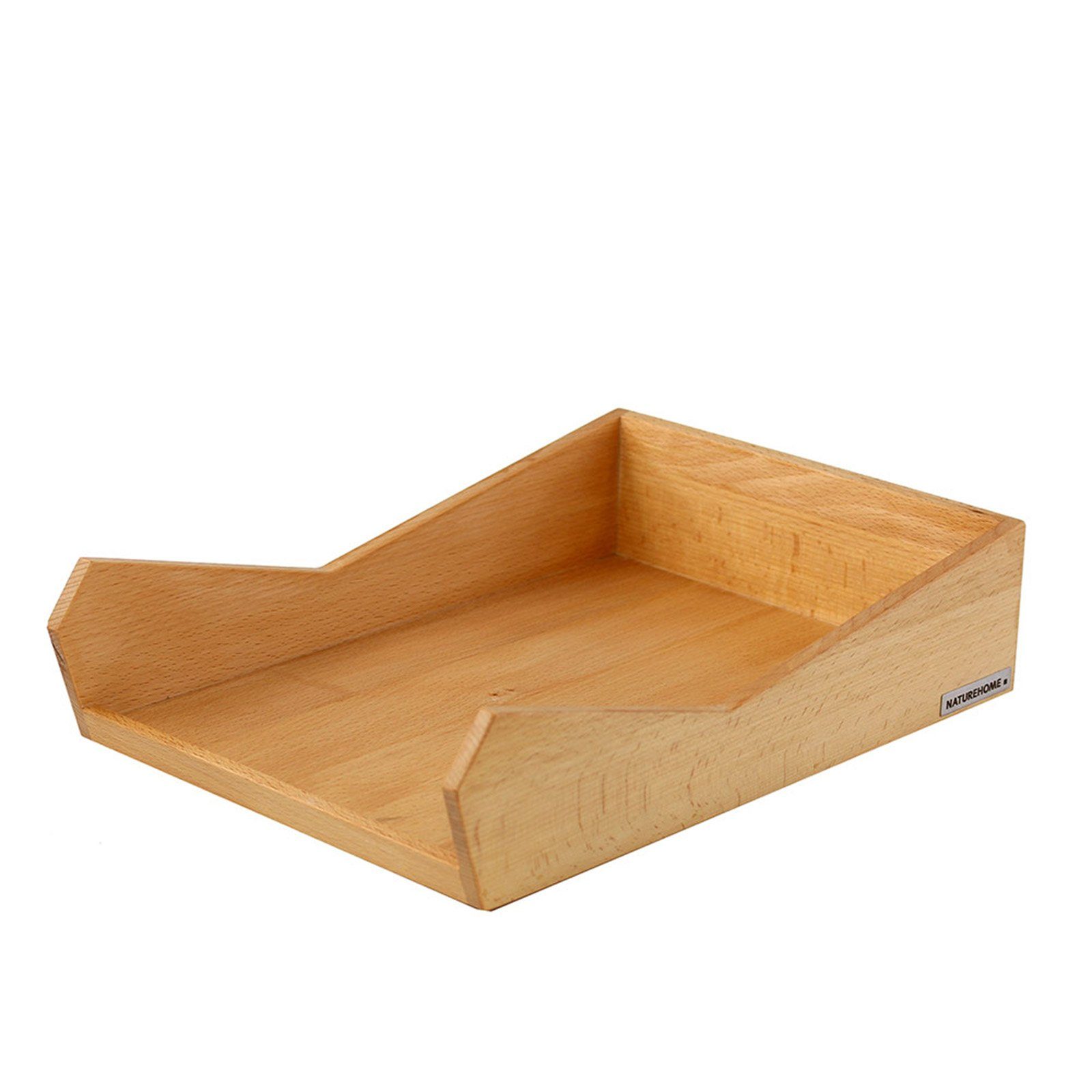 NATUREHOME Briefablage SKRIPT Ablage DINA4 35 x 25 x 8 cm, div. Holzarten