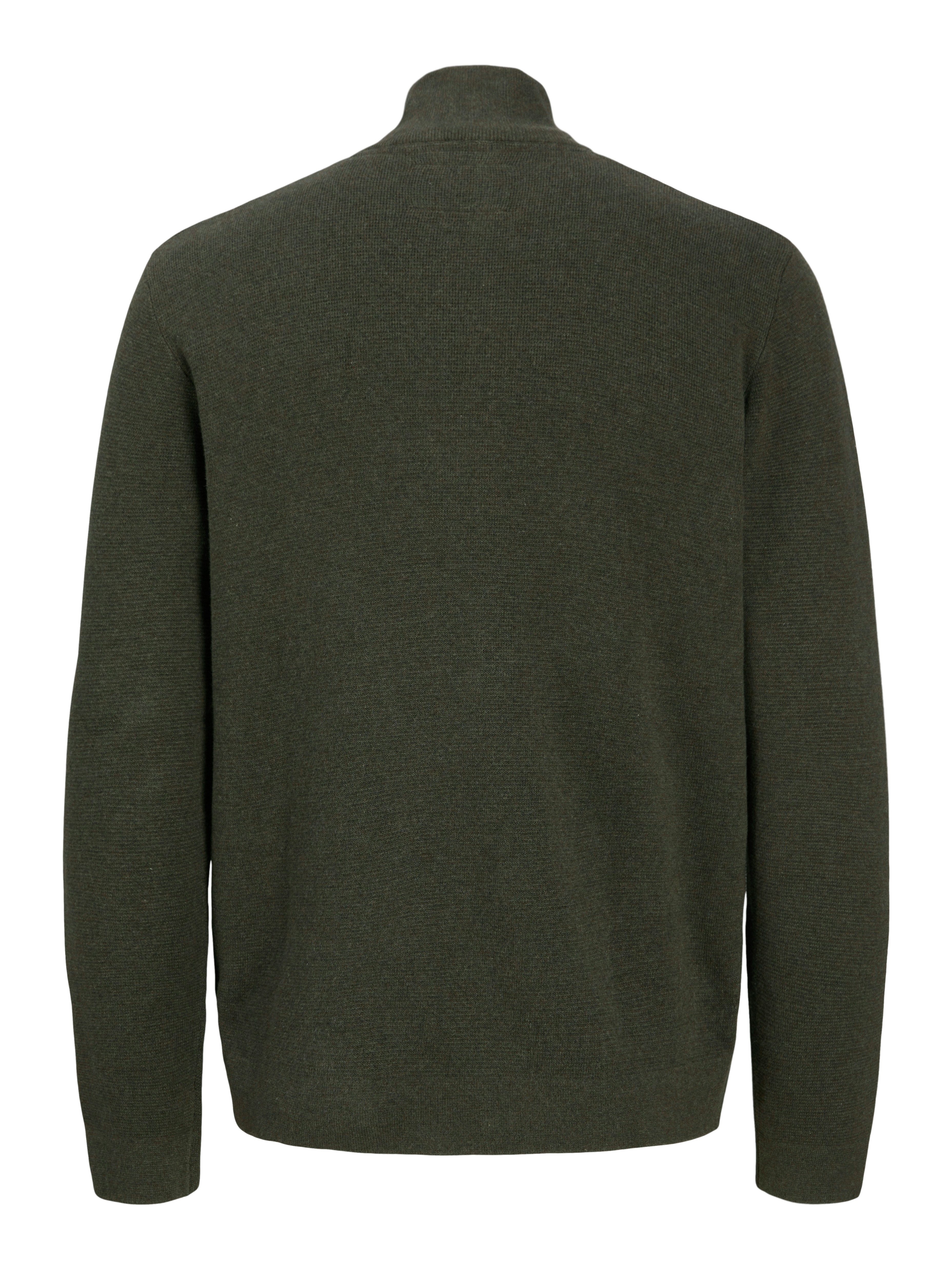 Jack & Jones Troyer JPRBLAMILANO STITCH KNIT HALF ZIP SN Baumwolle, relaxed fit – Bild 5 von 5