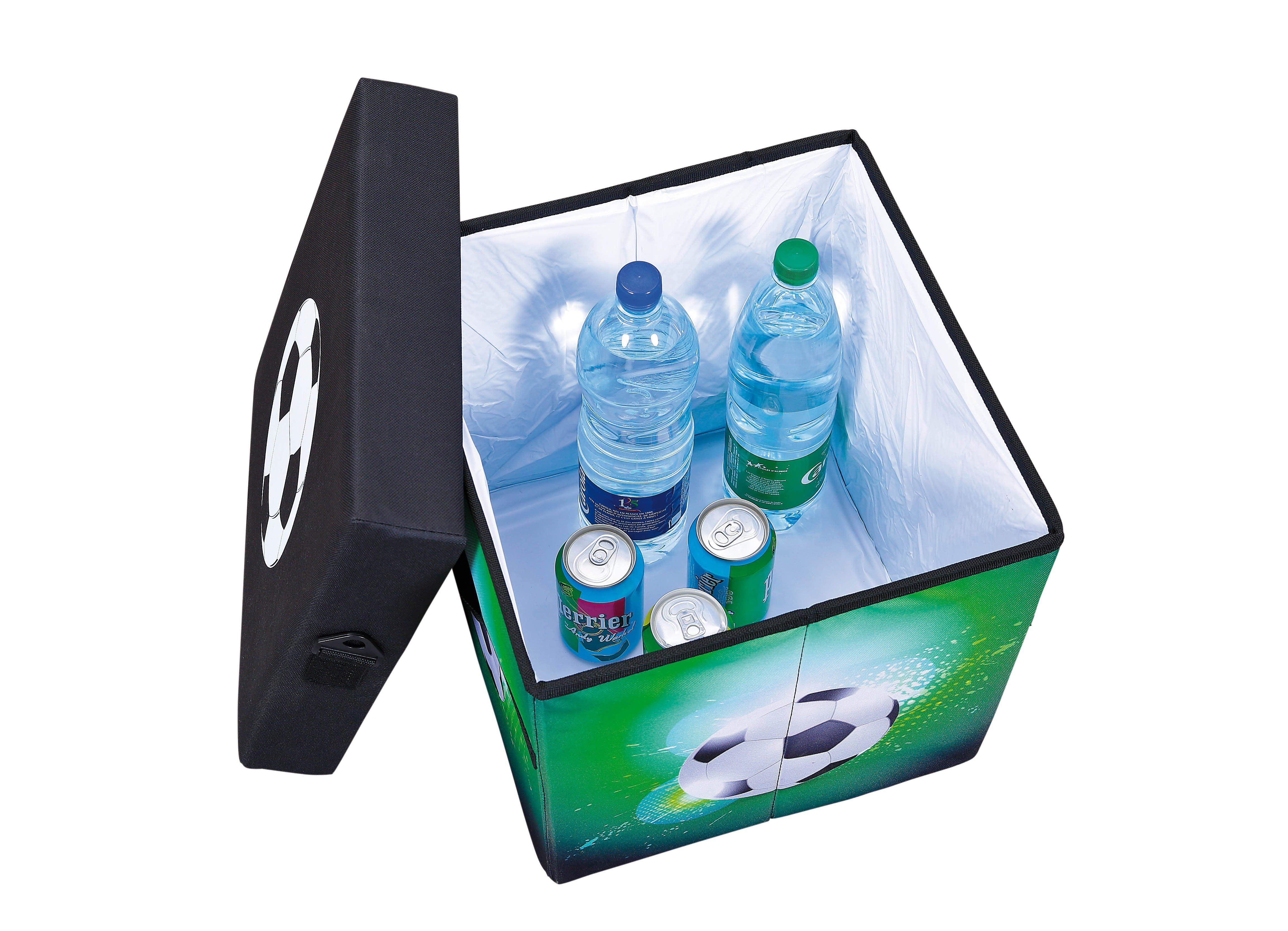 Inter Link Faltbox FANBOX I, Sitzhocker mit Kühlfunktion, mit Tragegurt