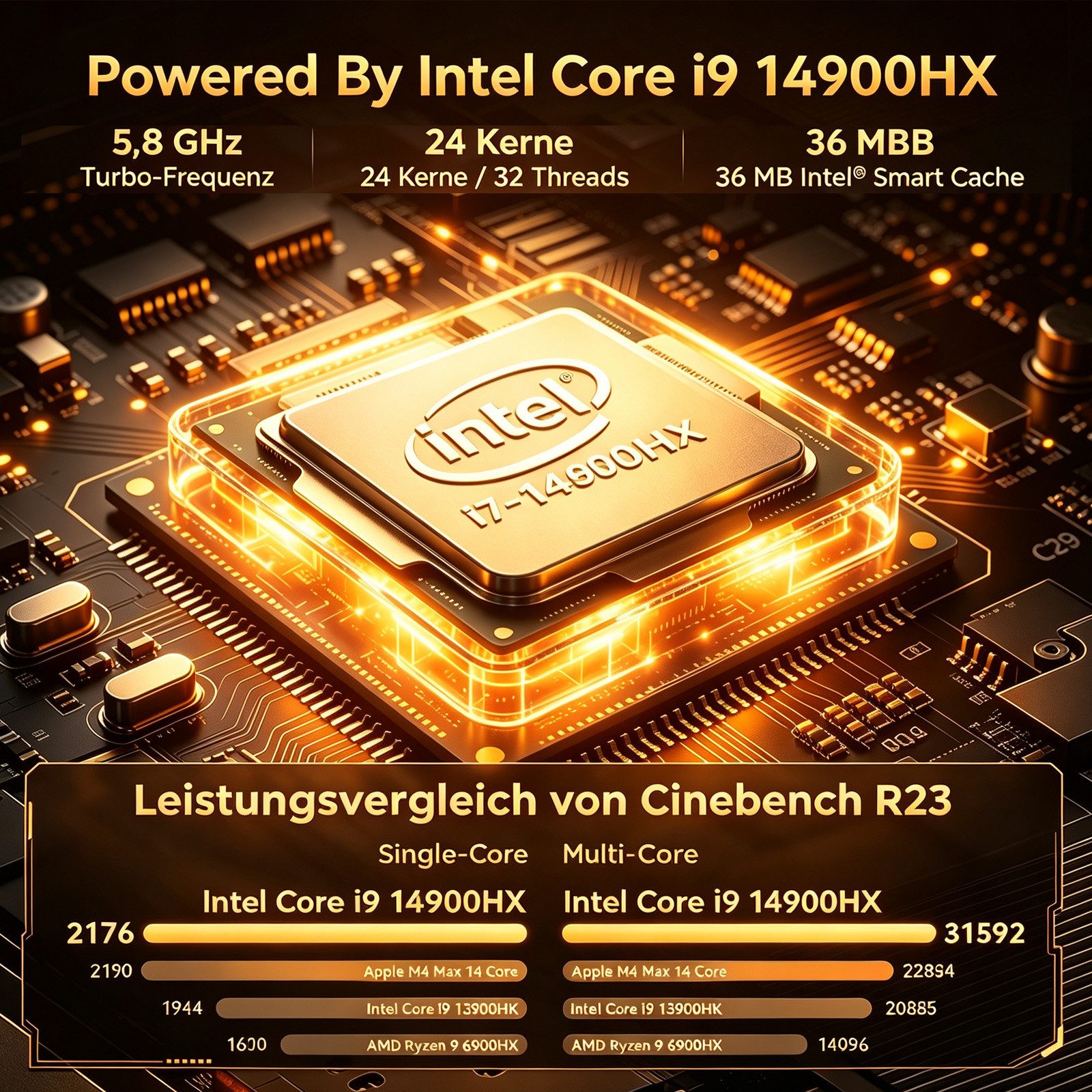 ACEMAGIC Mini PC Win-11 PRO, Intel Core i5-14500HX, 16 GB DDR4 RAM+512 M.2 SSD Mini-PC (Intel Core i5-14500HX 14500HX/14650HX/14900HX, Intel® Core™ i5-14500HX Processor, 16 GB RAM, 512 GB SSD, Hochgeschwindigkeits-Zentrifugallüfter + 2 Kühlkupferrohre + Doppelte Kupferrippen + Optimierter Doppelter Luftkanal, bis 4.9Ghz, WiFi 6/BT 5.2, Ultra-Leise M5 Mini-PC for Büro Home Gaming)