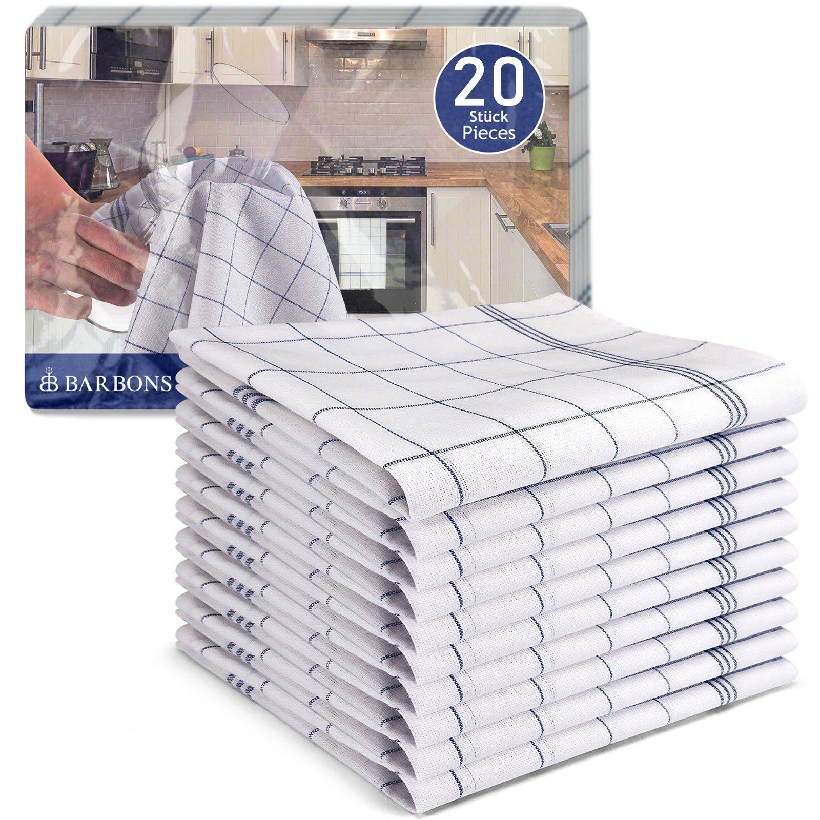 BARBONS Geschirrtuch Allzweck Tücher, Geschirrtücher, Trockentuch, Küchentu günstig online kaufen