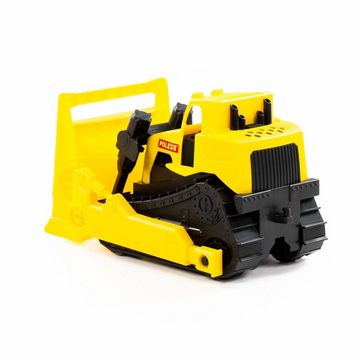LEAN Toys Spielzeug-Auto Bulldozer Baufahrzeug Baustelle Baumaschine Planierraupe Fahrzeug Auto