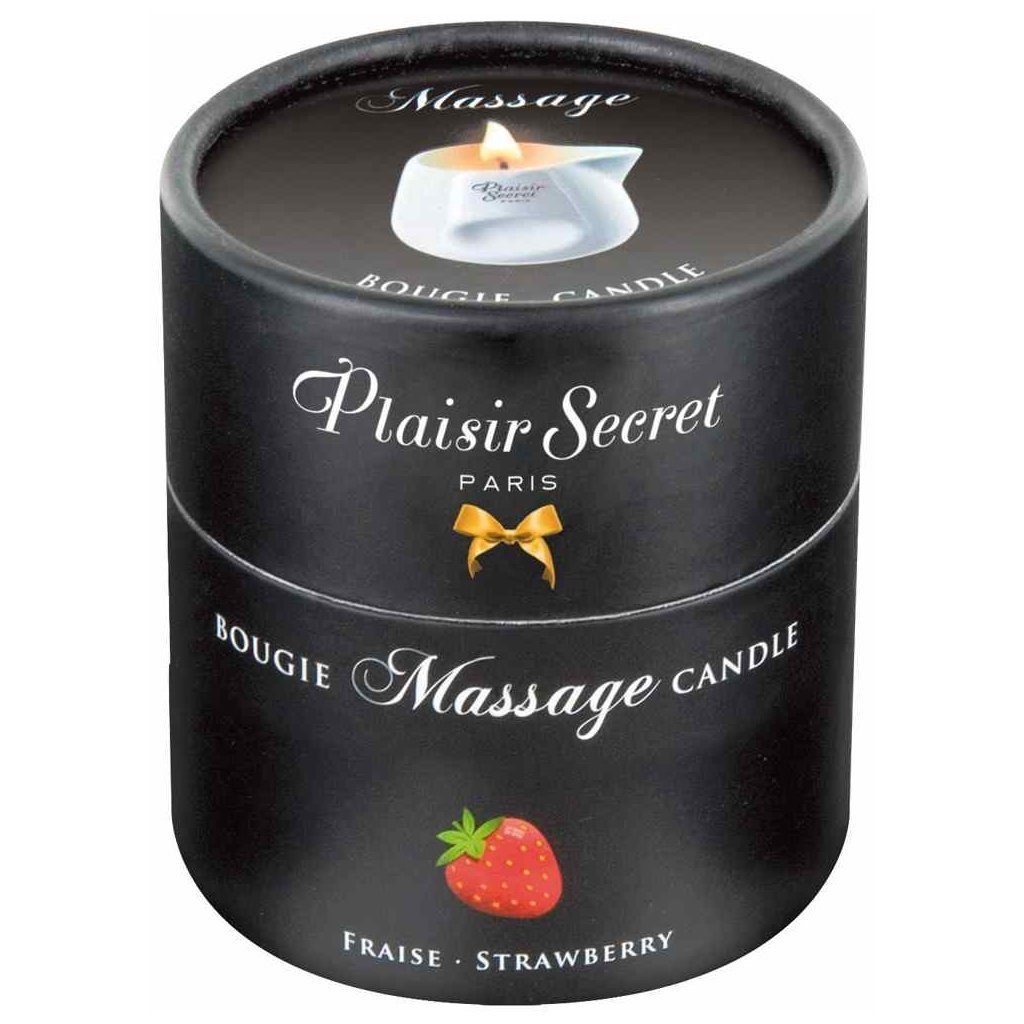 80ml Massage Candle Secret Plaisir Strawberry Massagekerze