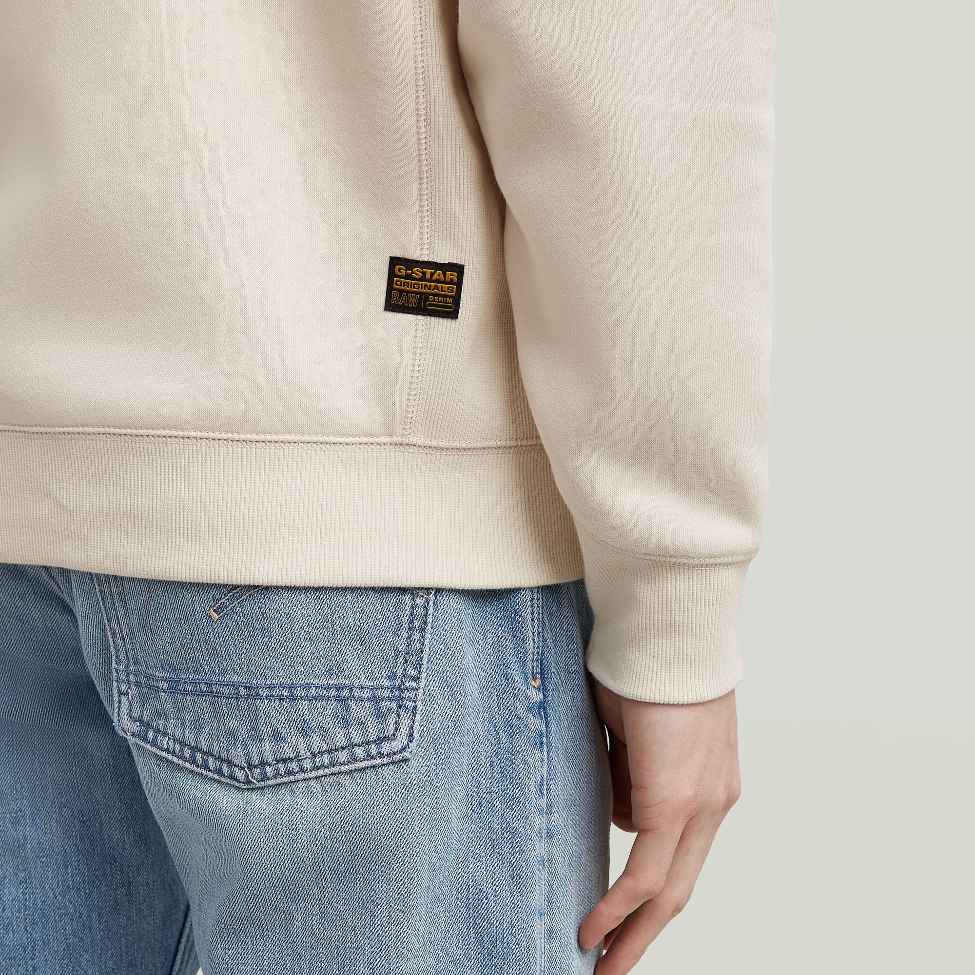 G-STAR Sweatshirt Premium Core Half Zip mit Stehkragen
