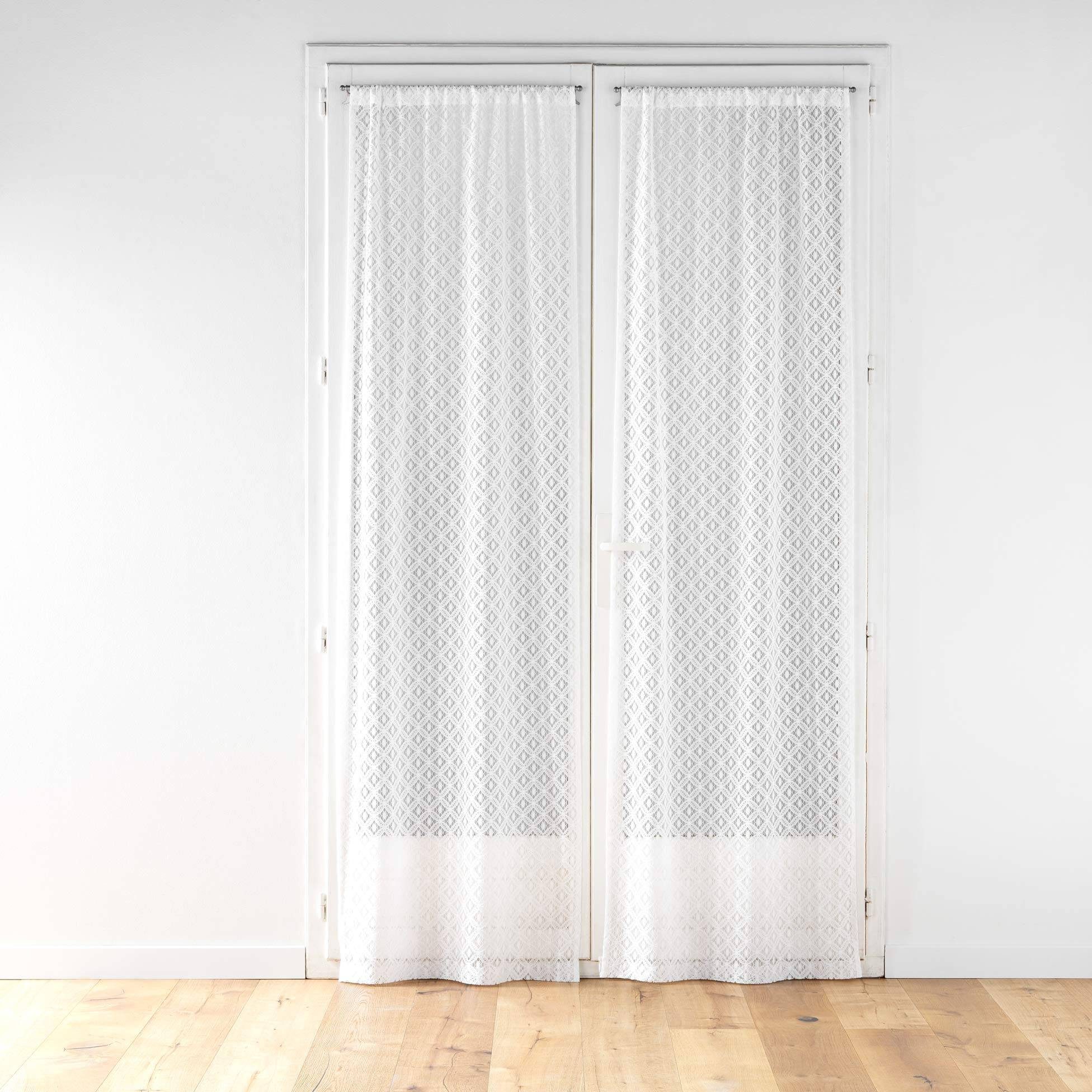 Douceur d'intérieur Gardine Vorhänge mit Muster, ODILA, 70 x 240 cm, 2er-Set, modern