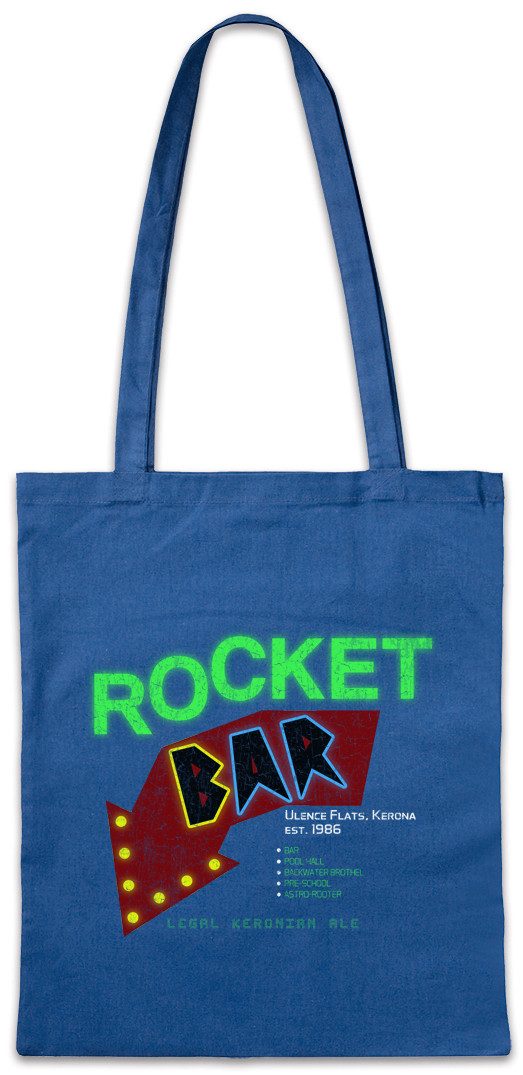 Beuteltasche Rocket Bar Stofftasche Space Logo Symbol Sign Game Quest Gamer Games