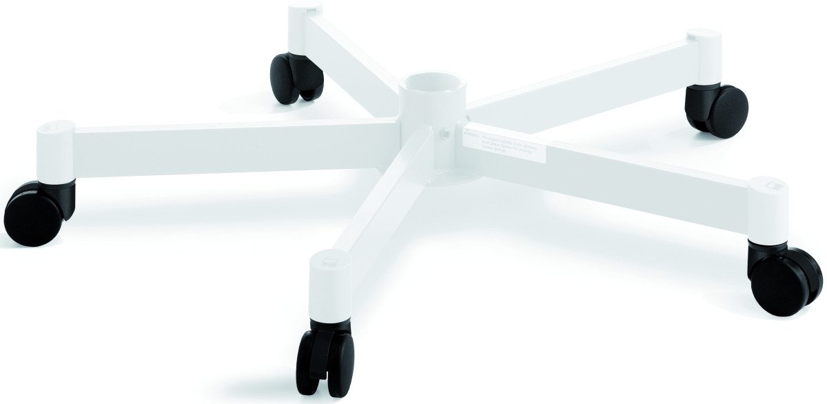 Moll Aktenschrank Ordnerdrehsäule Rollenset für Ordnerdrehsäule 7cm VE=5 Stück schwarz