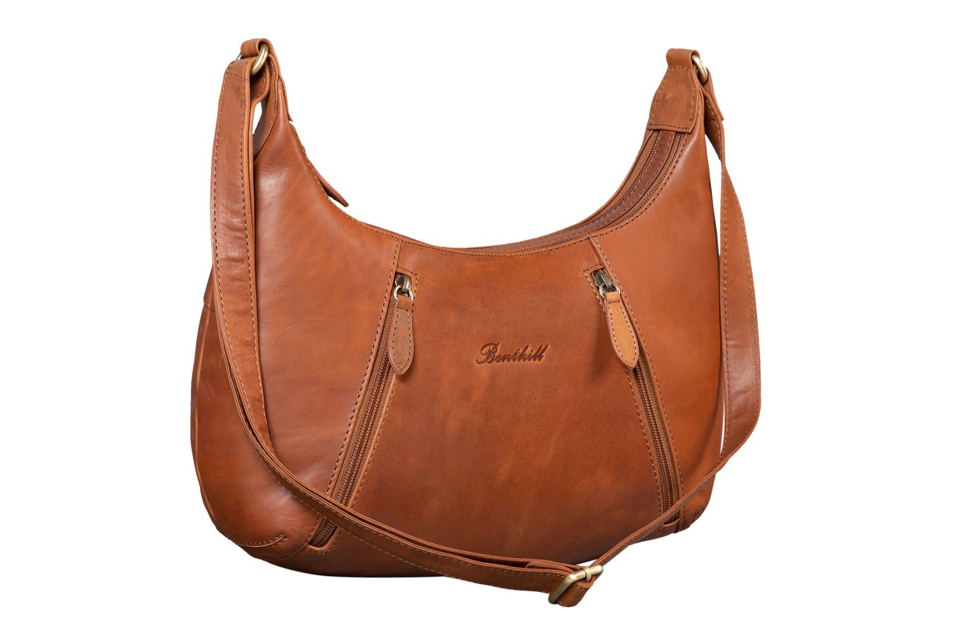 Benthill Umhängetasche Damen Echt Leder Handtasche Damentasche Umhängetasch günstig online kaufen