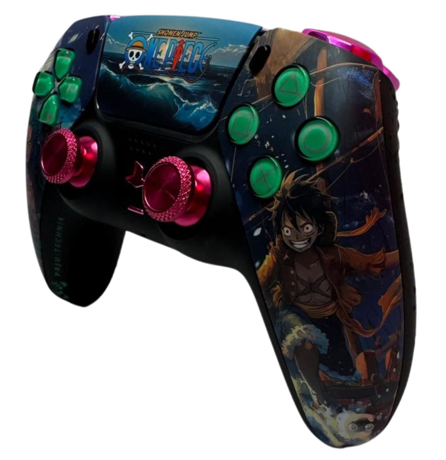 Paju-technik One Piece,Digitaltasten+Mouseclick-Trigger (Rapid-Fire) PlayStation 5-Controller