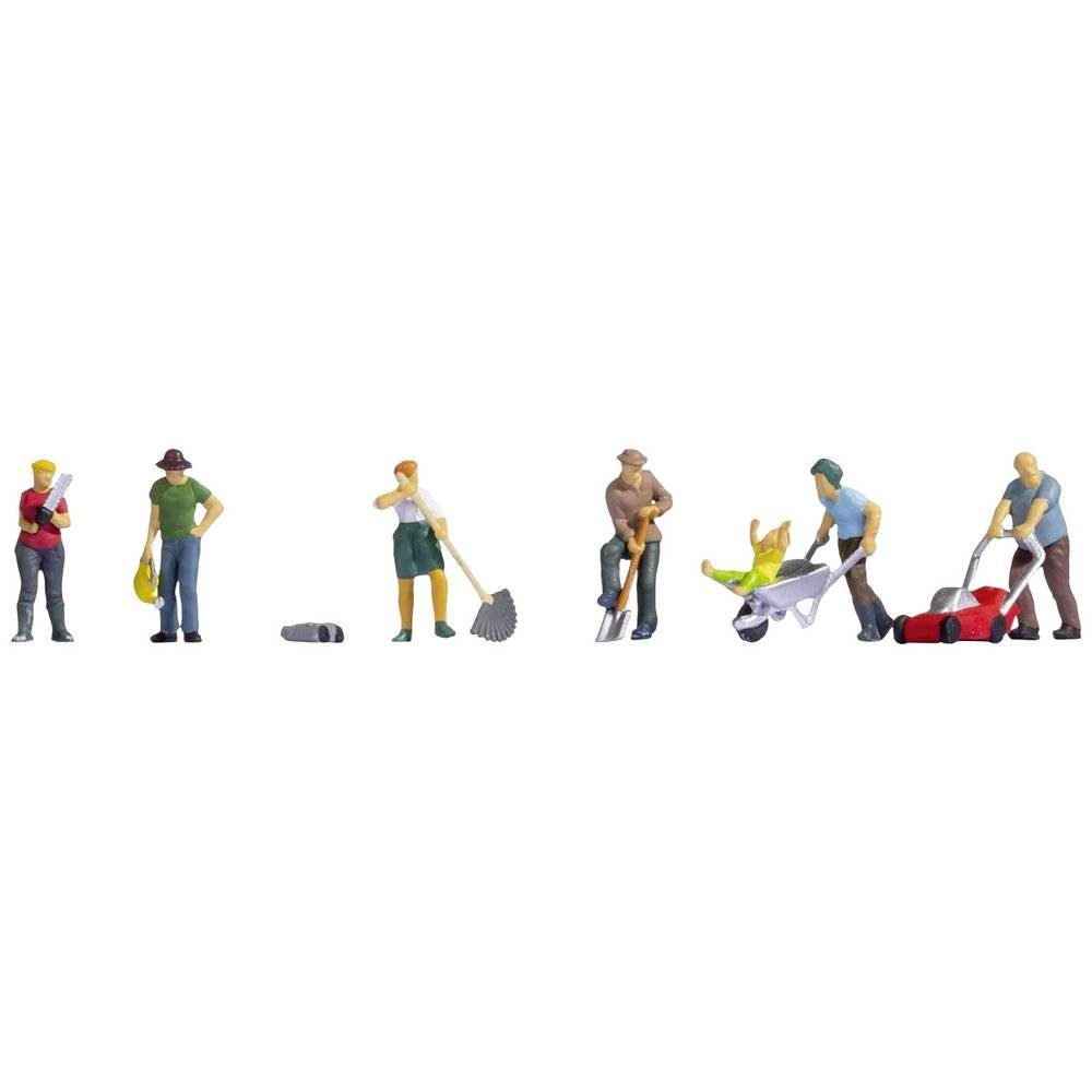NOCH Modelleisenbahn-Figur H0 Figuren bei der Gartenarbeit 15598