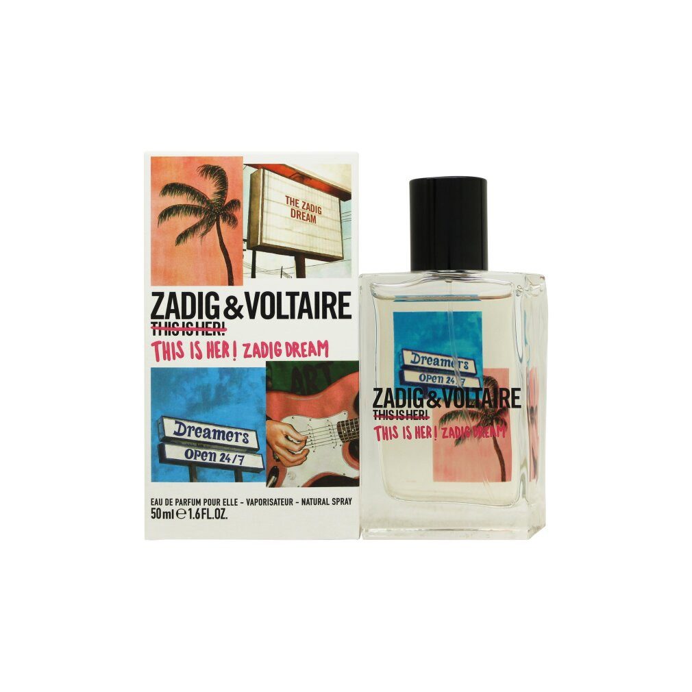 ZADIG & VOLTAIRE Eau de Parfum This Is Her! Zadig Dream Eau de Parfum 50ml Spray