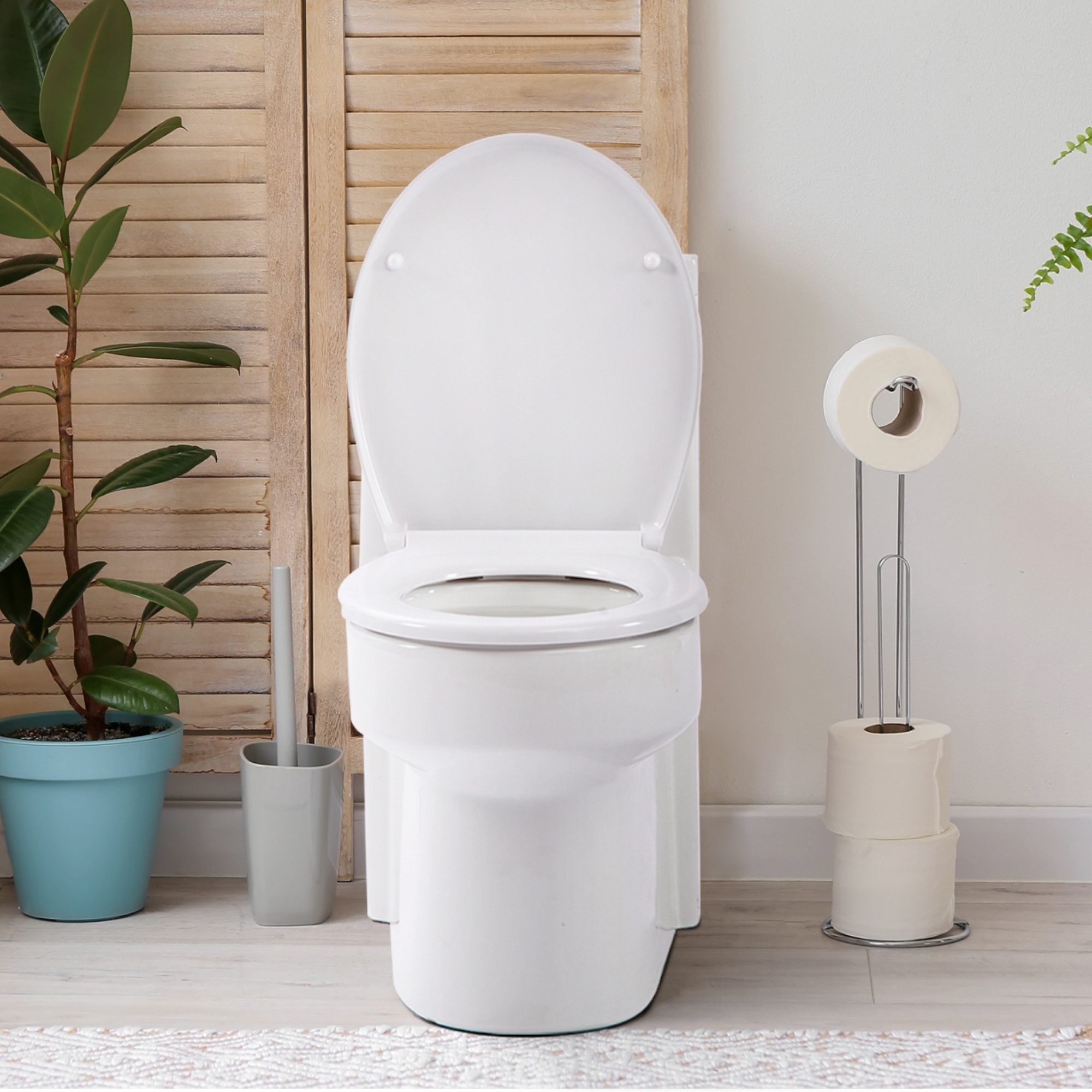 Arebos WC-Sitz Toilettendeckel mit Absenkautomatik Klodeckel günstig online kaufen