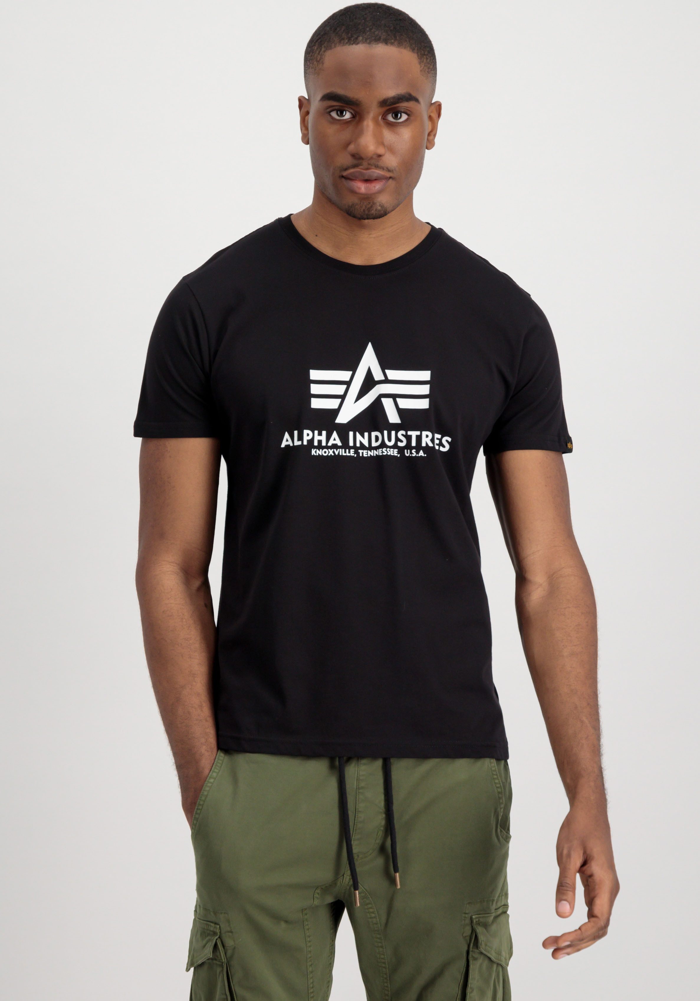 Alpha Industries Rundhalsshirt Basic T 2 Pack (Set, 2-tlg) günstig online kaufen