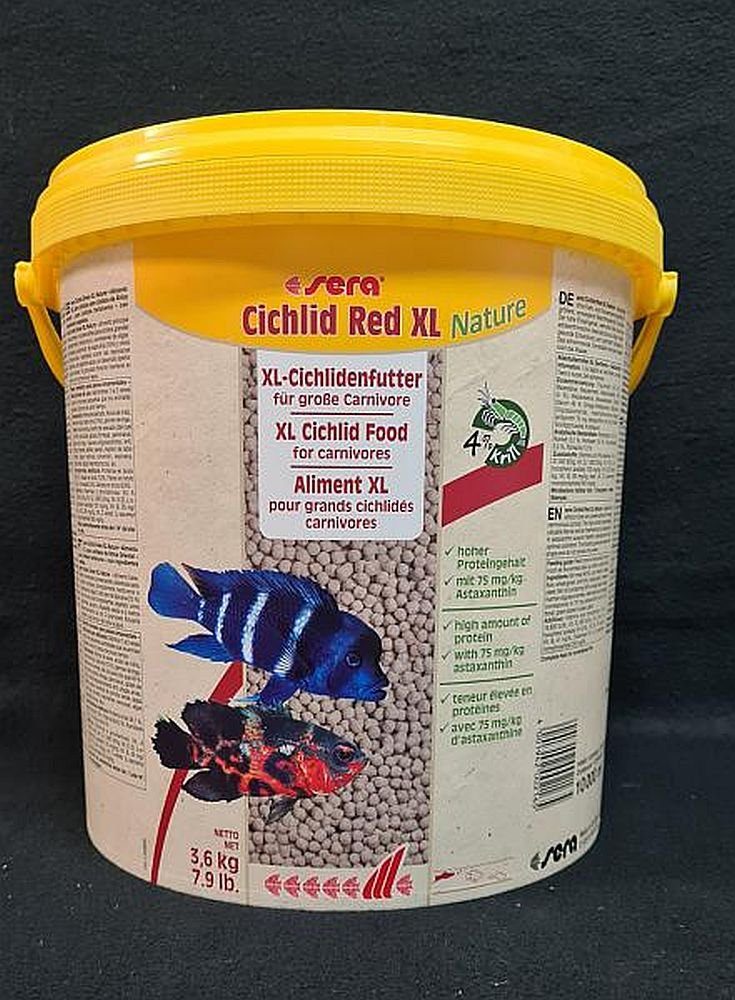 Aquariendeko sera Cichlid Red XL Nature, 10 Liter