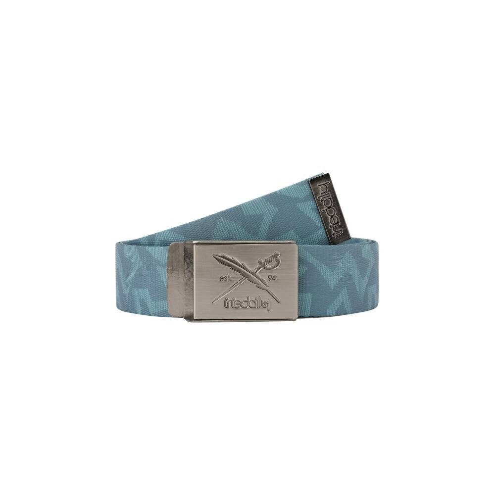 iriedaily Stoffgürtel Gürtel Iriedaily Ziggy Stripe Flache Metallenden