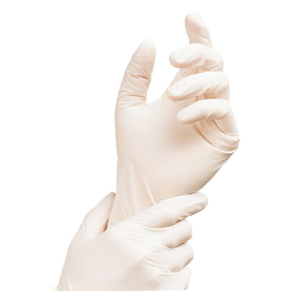 Gedikum Latexhandschuhe Latex Einmalhandschuhe, Latex-Einweghandschuhe, Größen Weiß Einmalhandschuhe (100/200/500/1000 XL), Handschuhe, x Allergiefrei, bis Latex, S Puderfrei