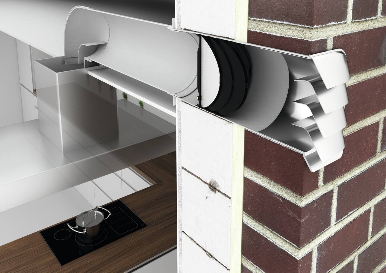 Thumbnail - Naber Montagezubehör Dunstabzugshaube Thermobox 150, schwarz/silber 4043064 ++ Lagerware ++