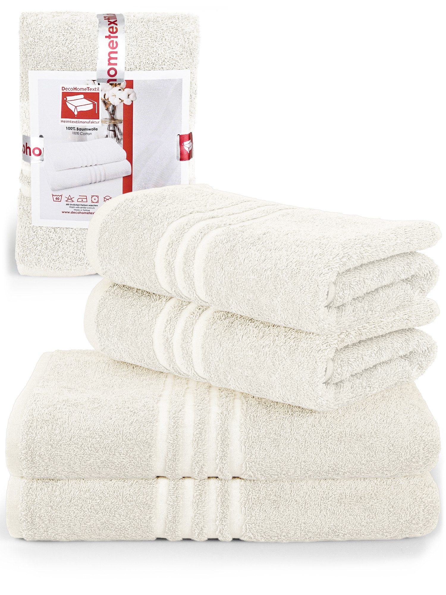 DecoHomeTextil Heimtextilmanufaktur Handtuch Handtuch Set 100% günstig online kaufen
