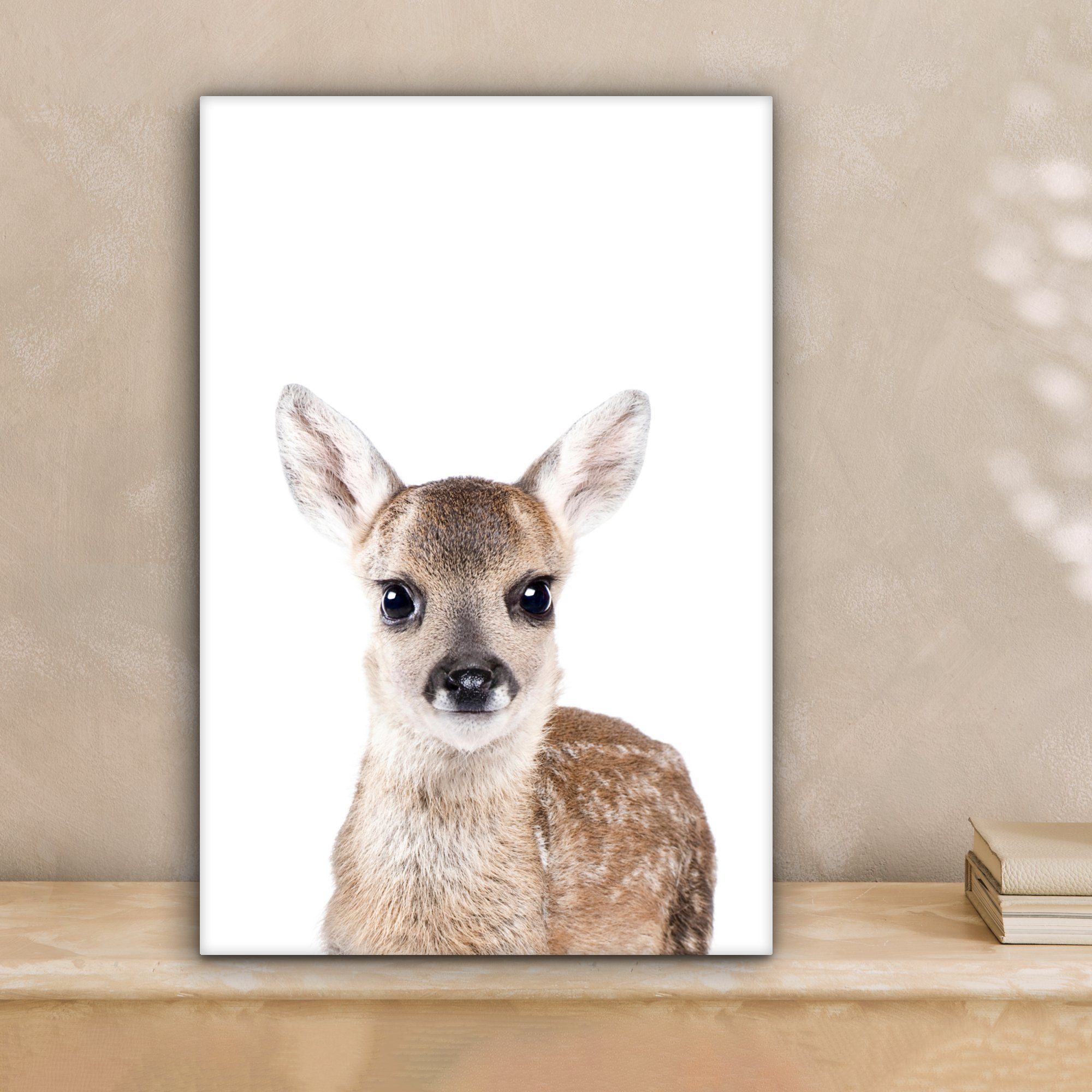 OneMillionCanvasses® Leinwandbild Hirsche - Tiere - günstig online kaufen